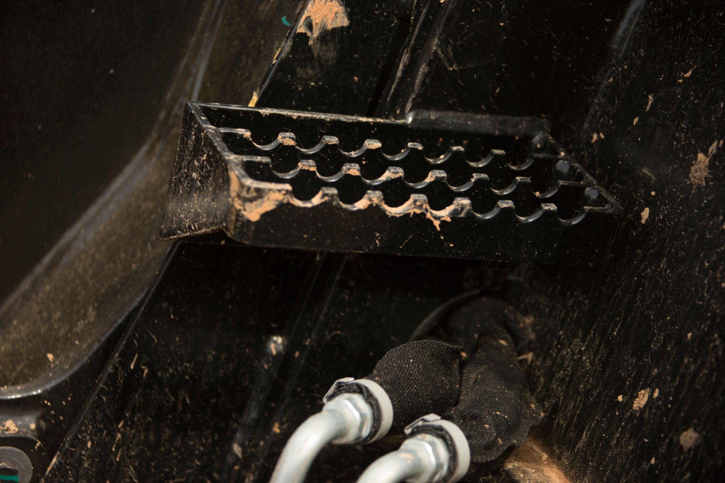 Welded-On Serrated Safety Step