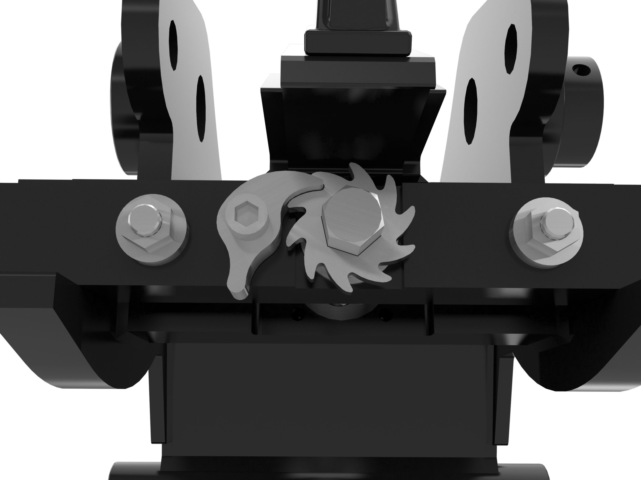 Spindelartiger Verriegelungshebel