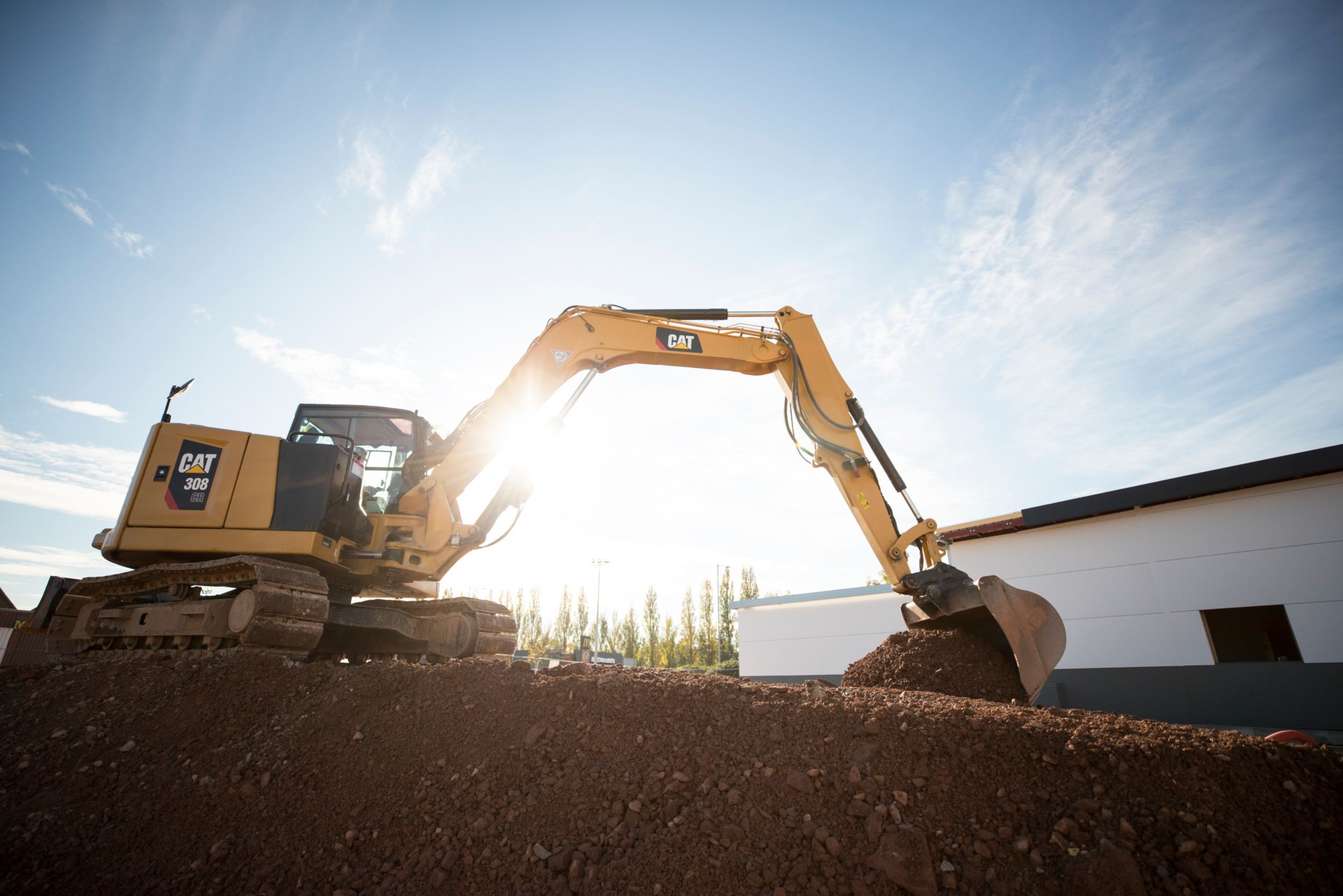 308 Cr Mini Excavator Cat Caterpillar