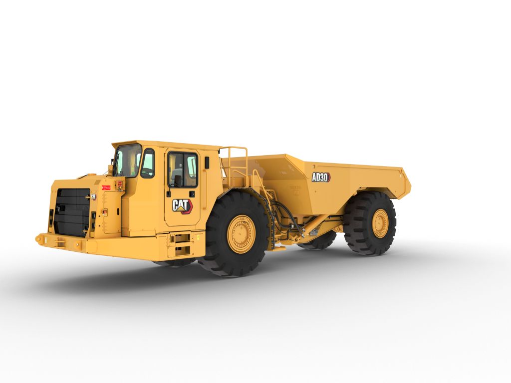 Caterpillar apresenta novo caminhão articulado subterrâneo AD63