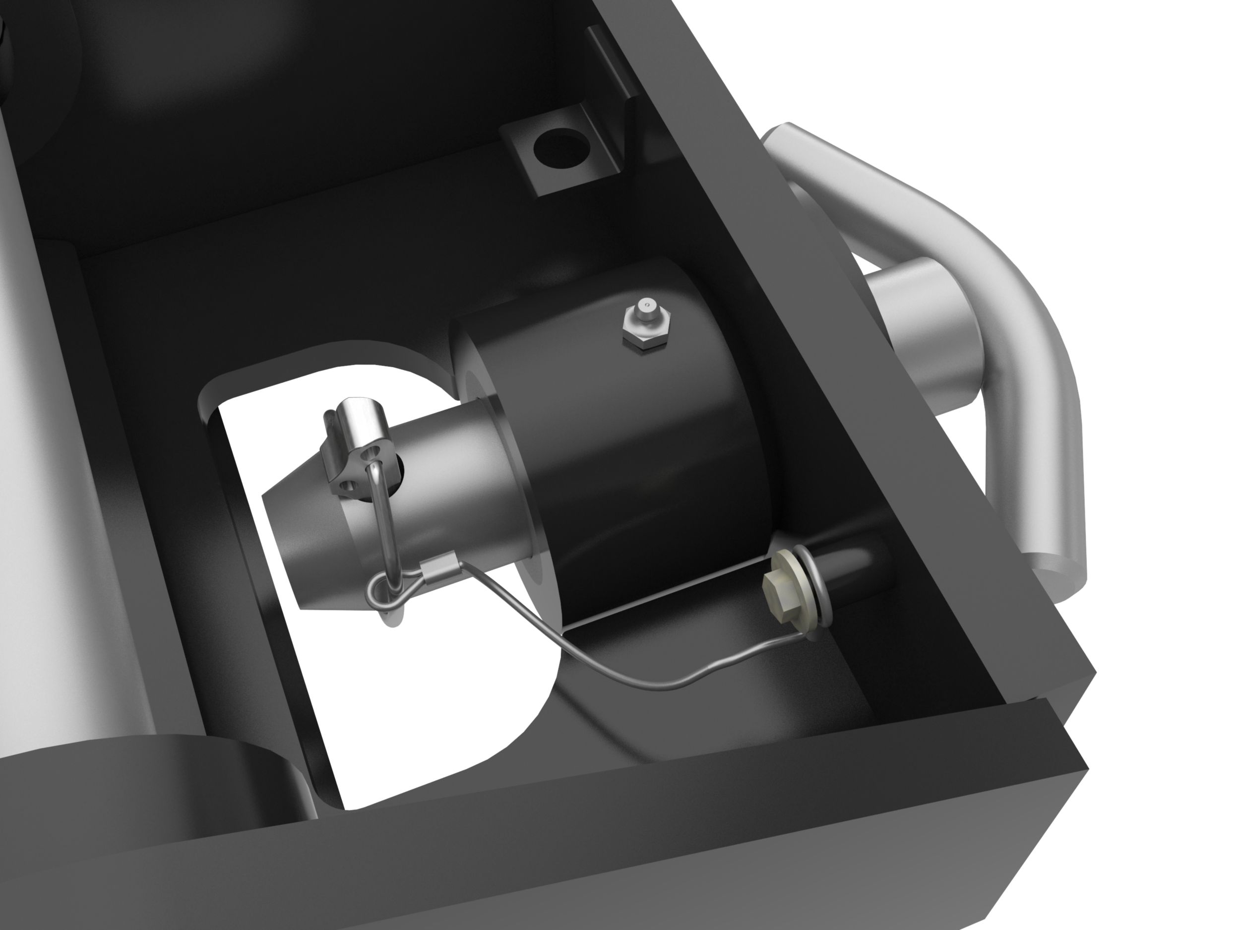 Pasador de traba con cordón