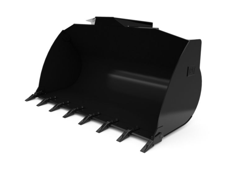 Buckets - Compact Wheel Loader - 1.8 m3 (2.35 yd3), Fusion™ Coupler, Bolt-On Teeth