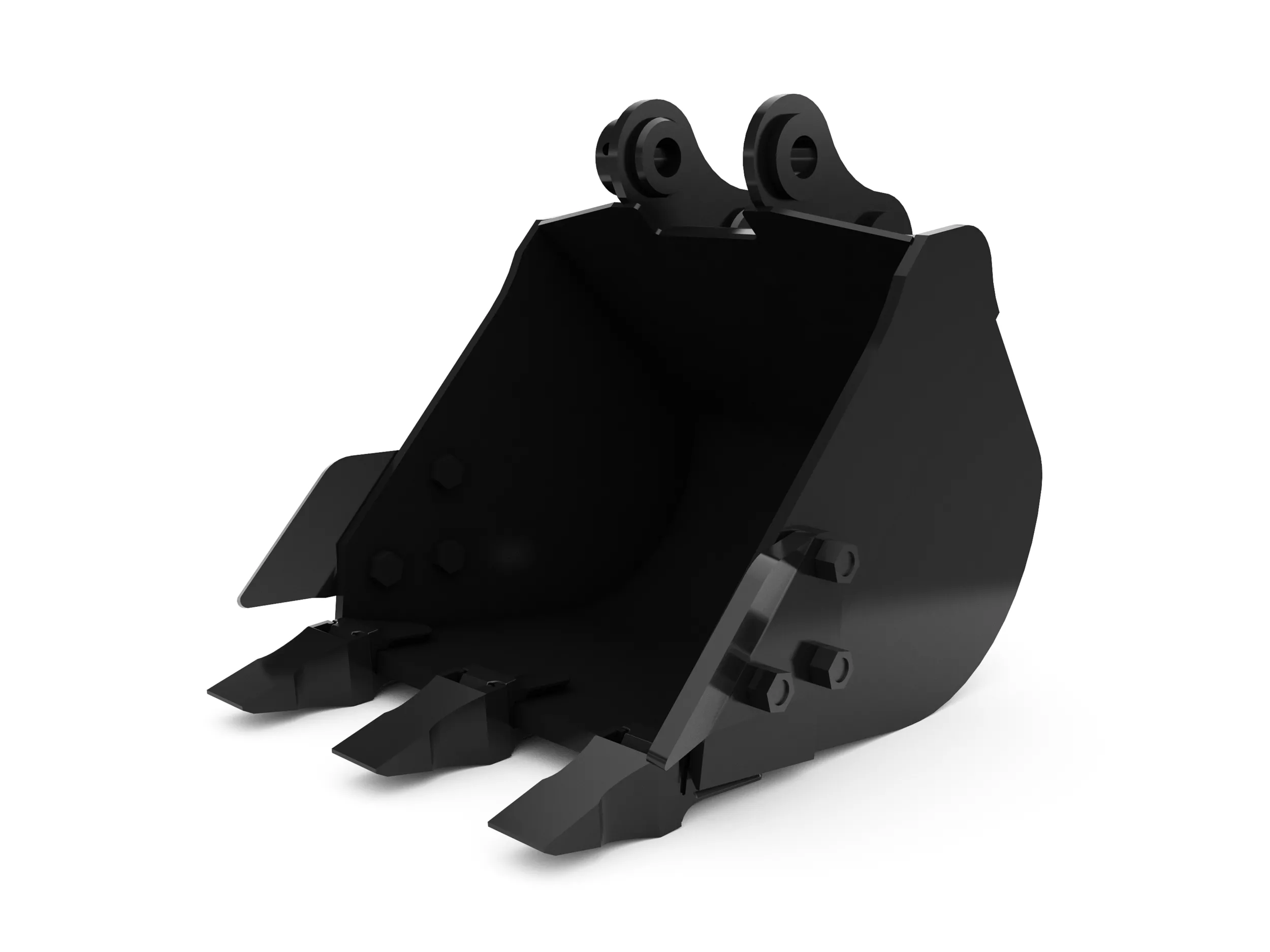 450 mm (18 in), 44 L (1.6 ft3), Pin On, Weld-On Adapters