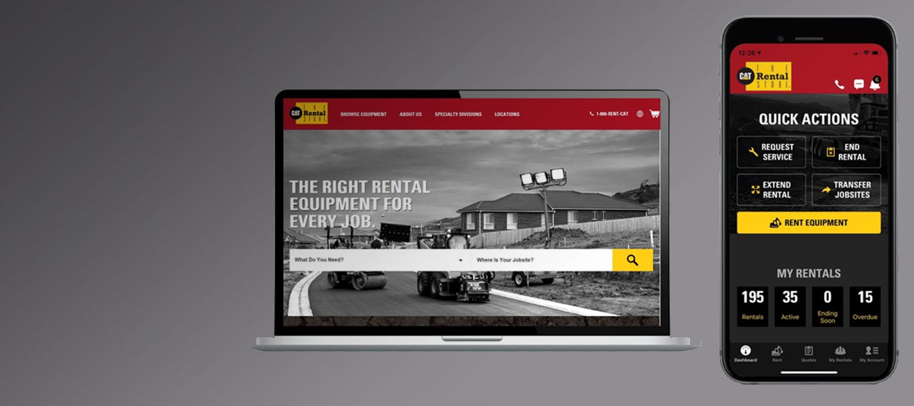 Caterpillar All New Digital Experience Gives Rental Customers