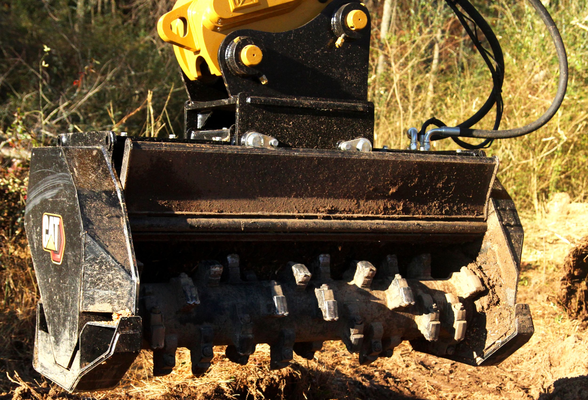 Mulching Door Open