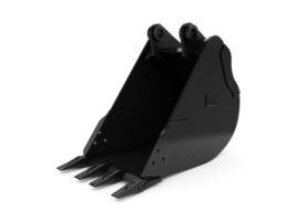 610 mm (24 in), 270 L (9.5 ft3), Pin On, 60 mm (2.4 in)