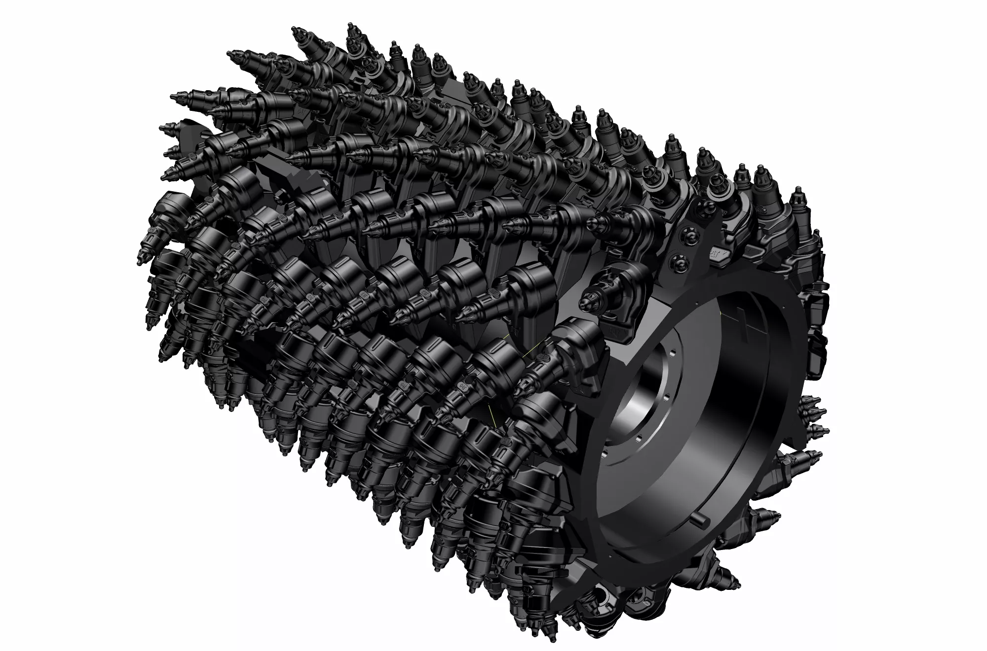 系統 K 1.2 m 刨除碾輪 (間距 8mm)