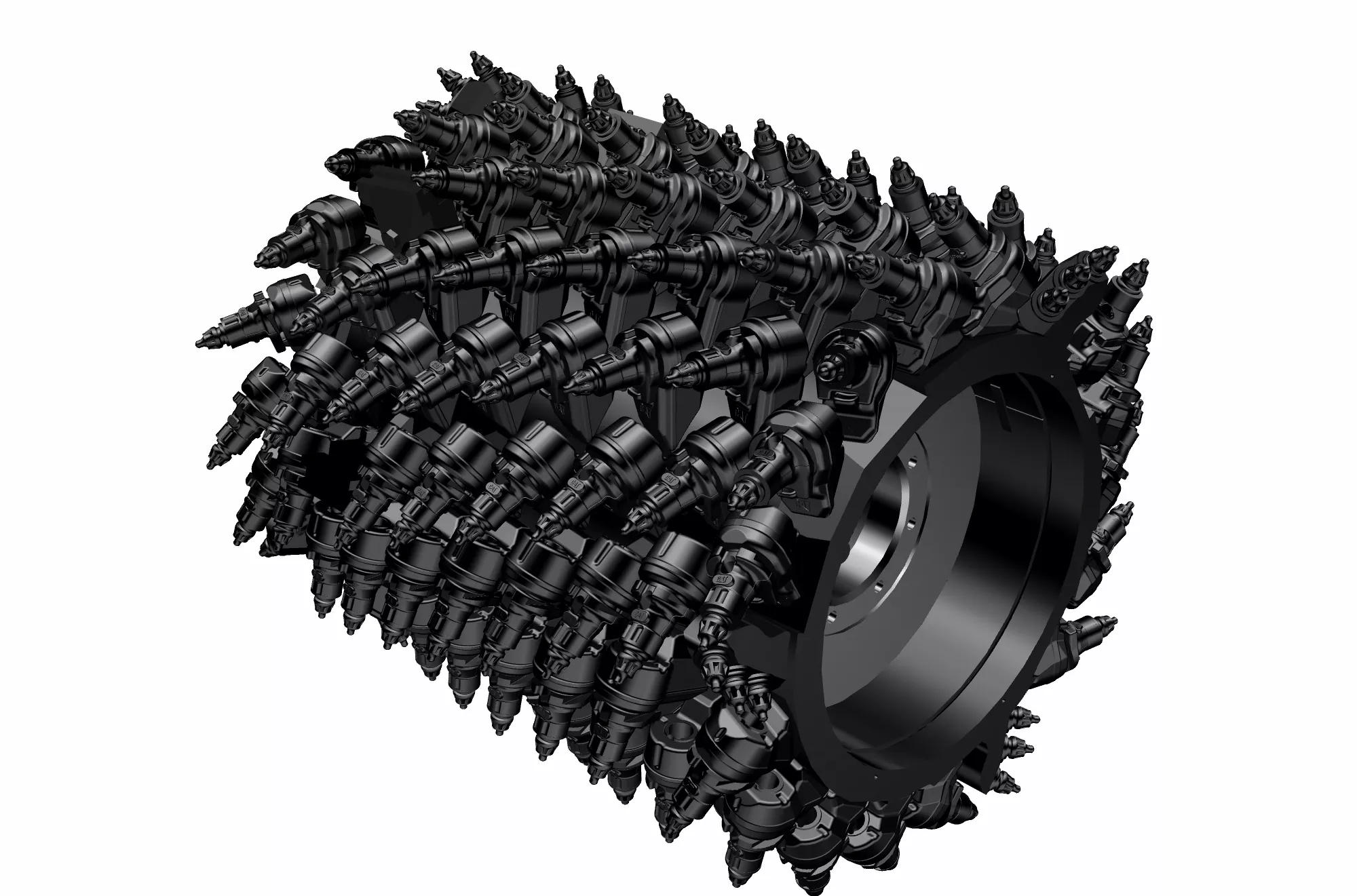 Bęben frezujący systemu K 1,0 m (rozstaw 8 mm)