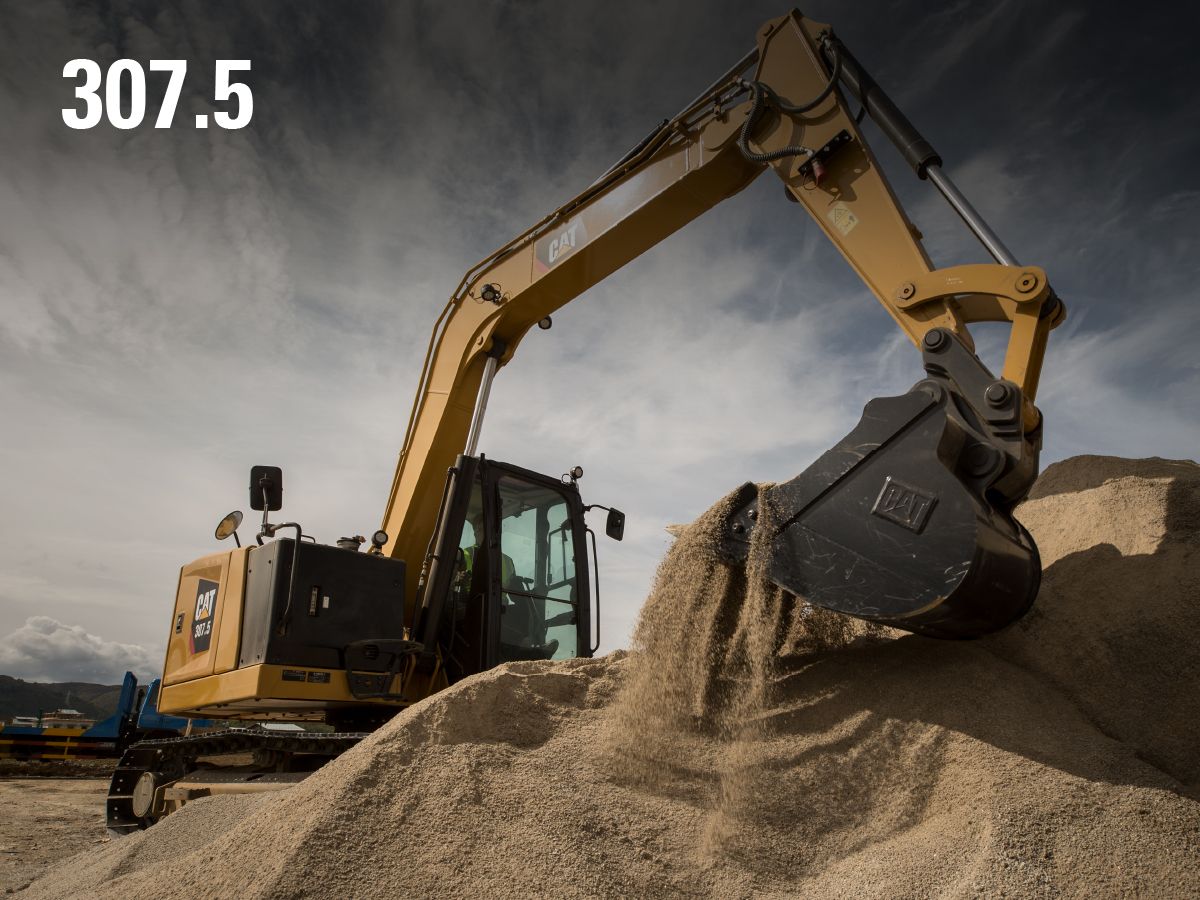 307.5 Cat excavator