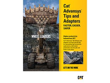 Cat® Advansys™ Tips and Adapters - Wheel Loaders