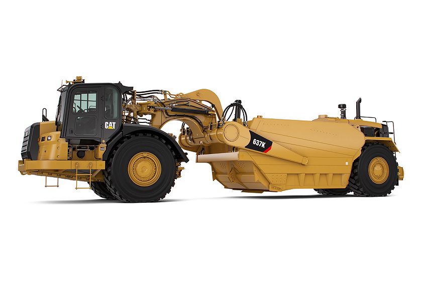 637K Wheel Tractor – Coal Bowl Scraper | Riggs Cat Equipment