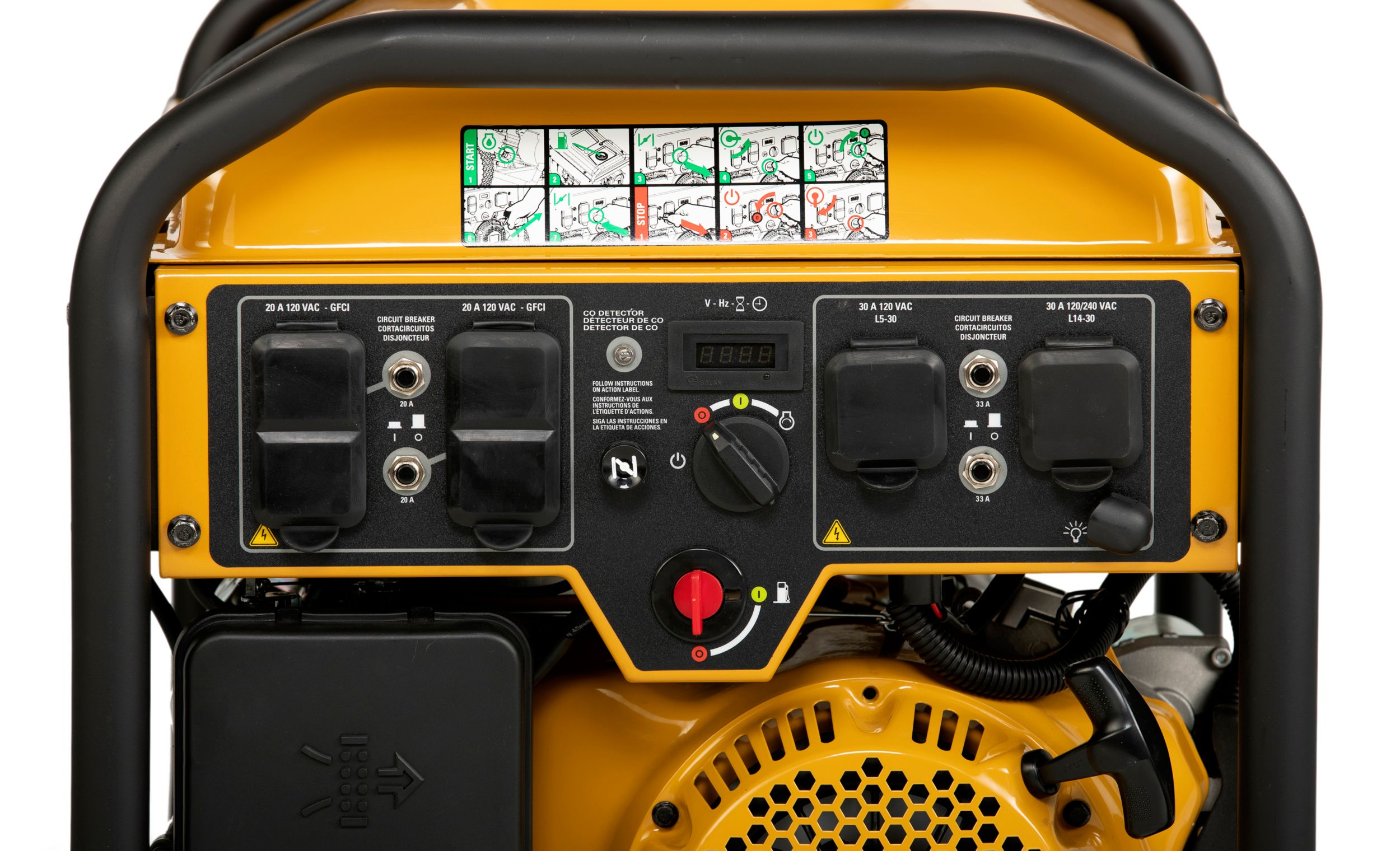 RP8000 E Portable Generator with Cat® CO DEFENSE™