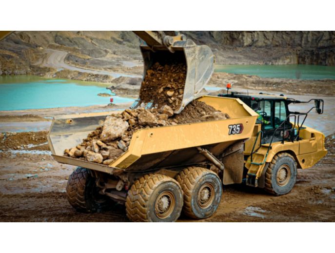 735 Three Axle Articulated Truck