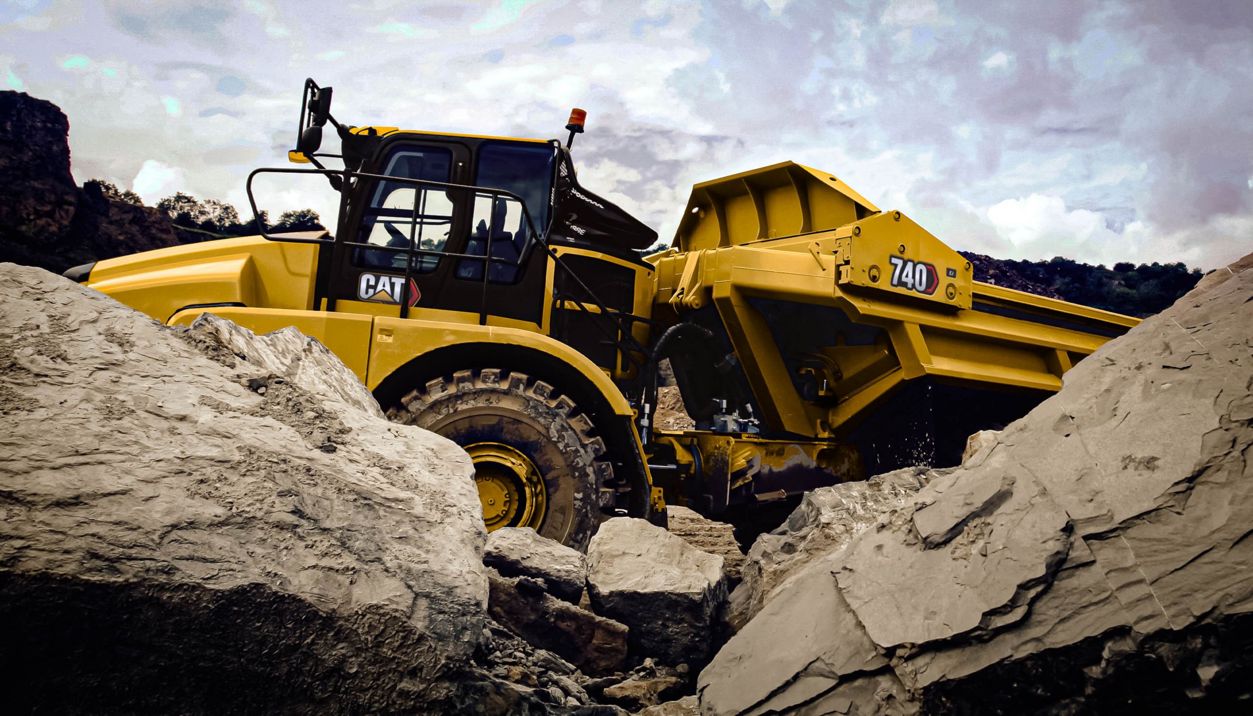 Cat 740 EJ Articulated Haul Truck