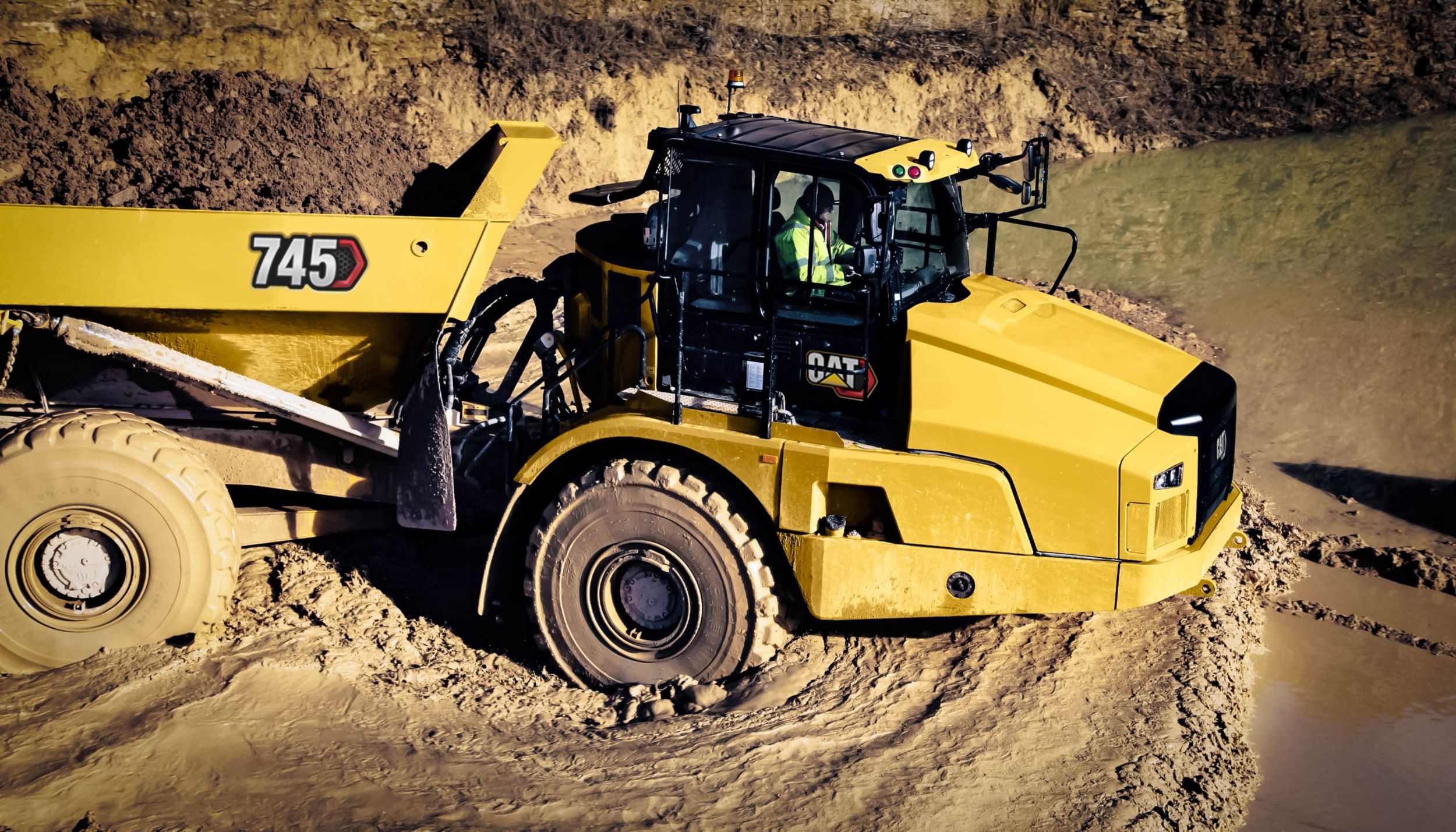 Cat 745 Articulated Haul Truck