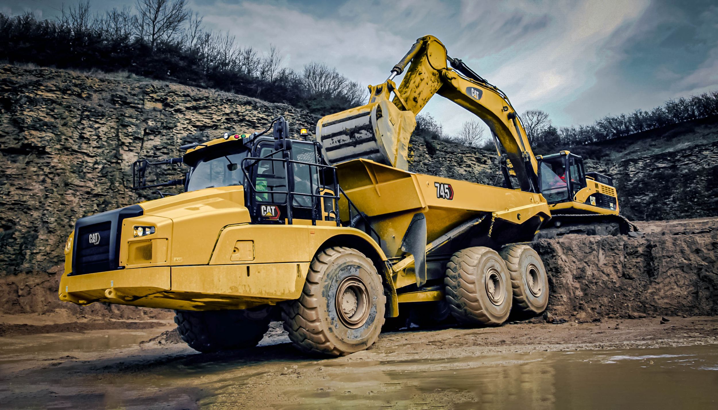 New Cat® 745 Articulated Truck Tractor And Equipment Co