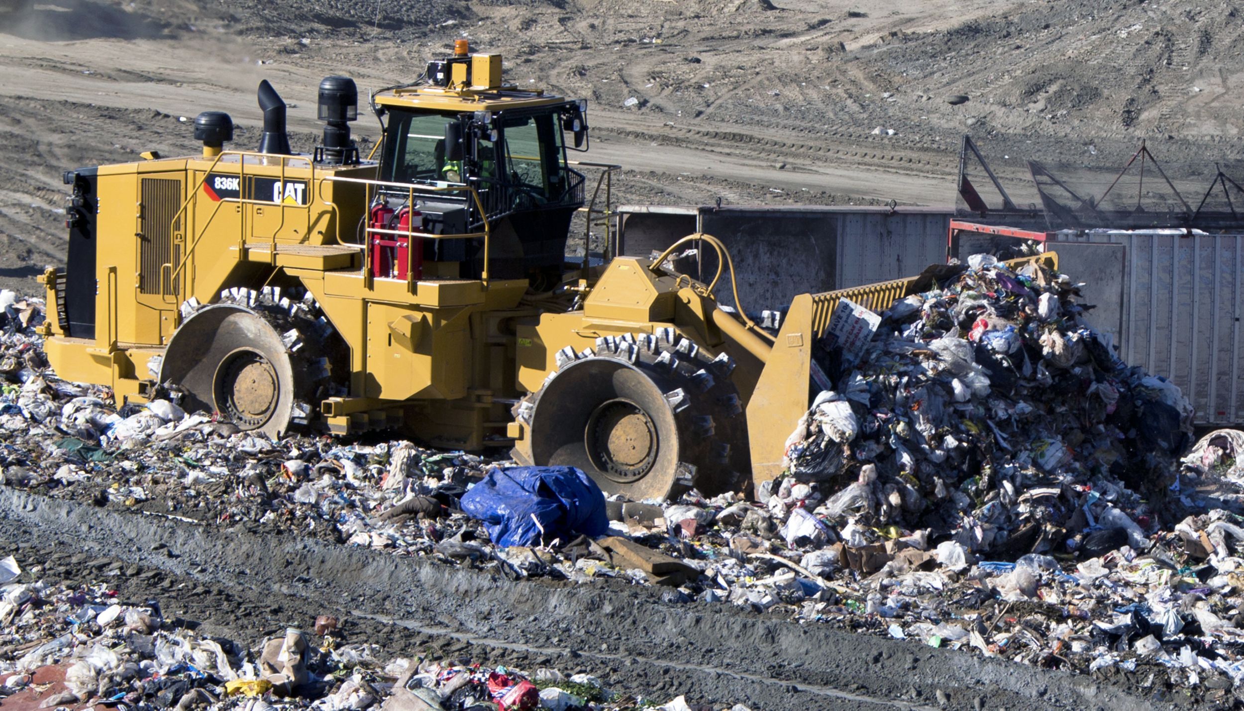 Cat 836K Landfill Compactor