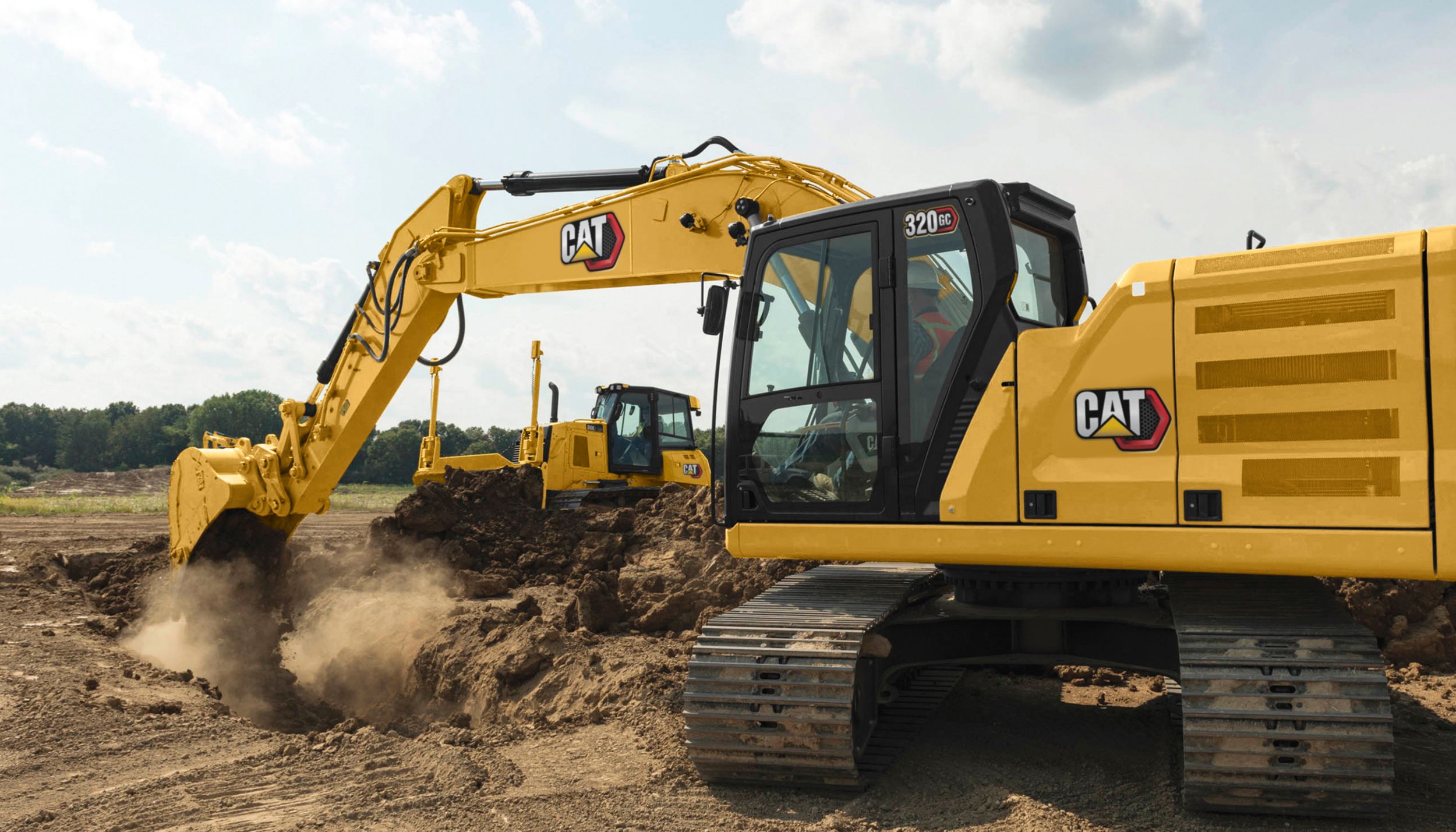 máquinas de construção Cat Caterpillar 320GC 20 Ton 1 Cbm