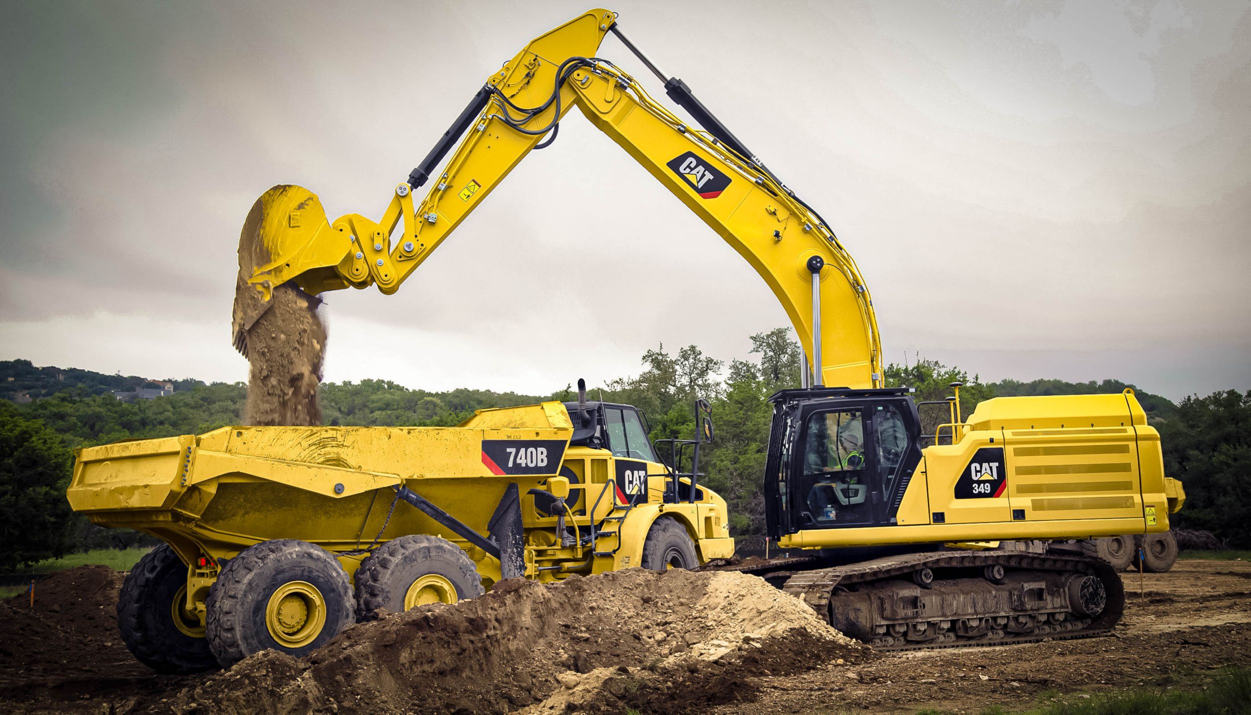 Cat 349 Hydraulic Excavator - MORE PERFORMANCE, LESS FUEL