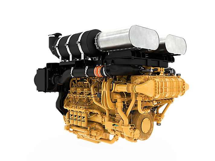 Motor de Petróleo 3512E con mezcla dinámica de gas y SCAC - Motores para servicio de pozos