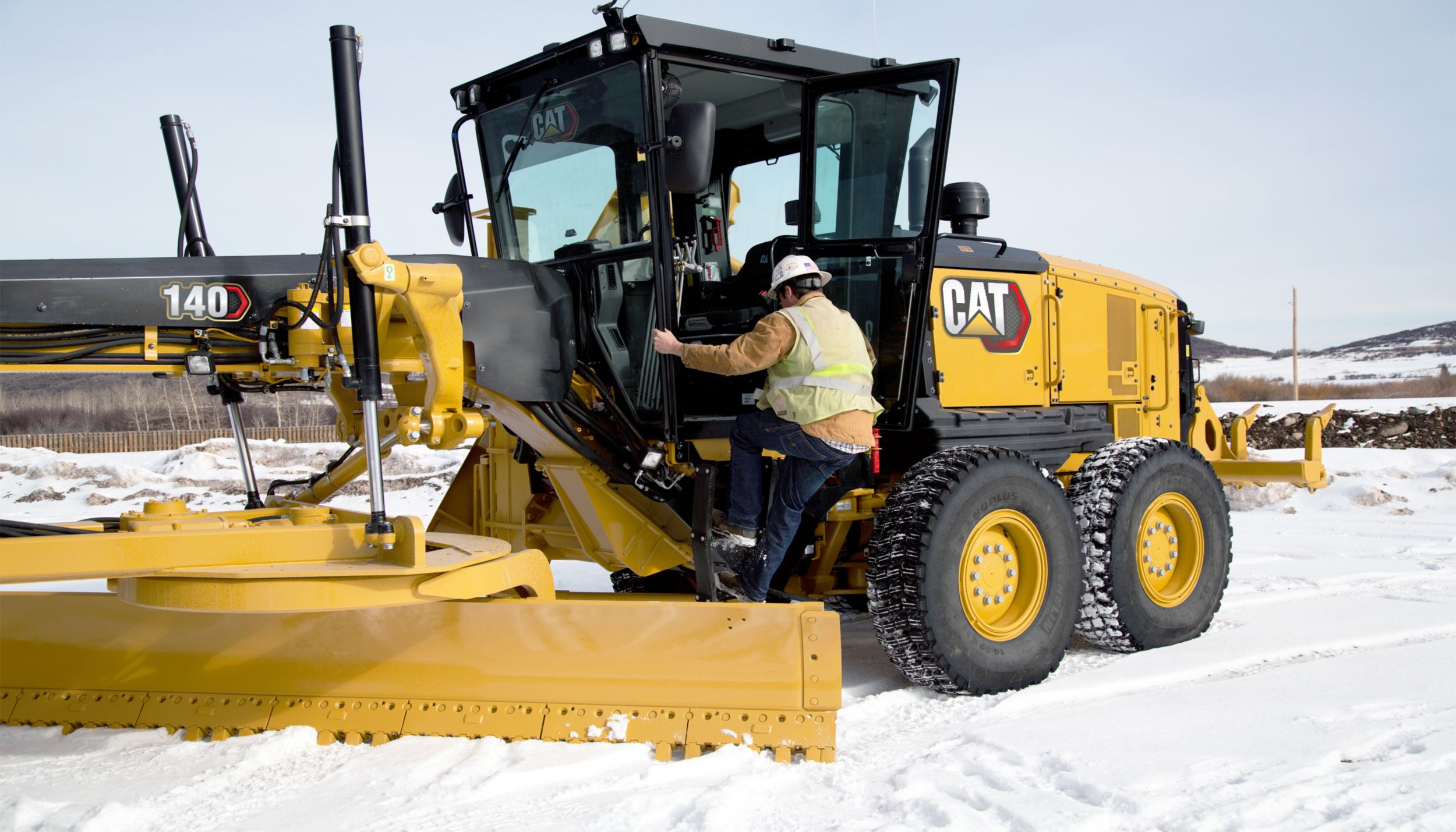 Cat 140 Motor Grader - SAFELY HOME EVERY DAY
