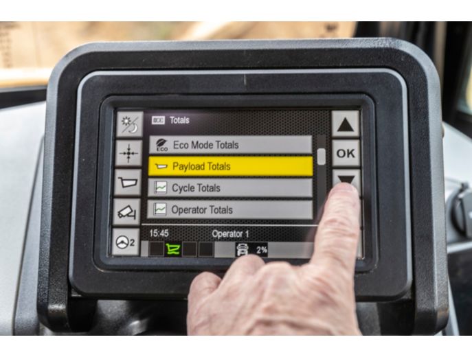 Payload Touchscreen Display - Articulated Truck