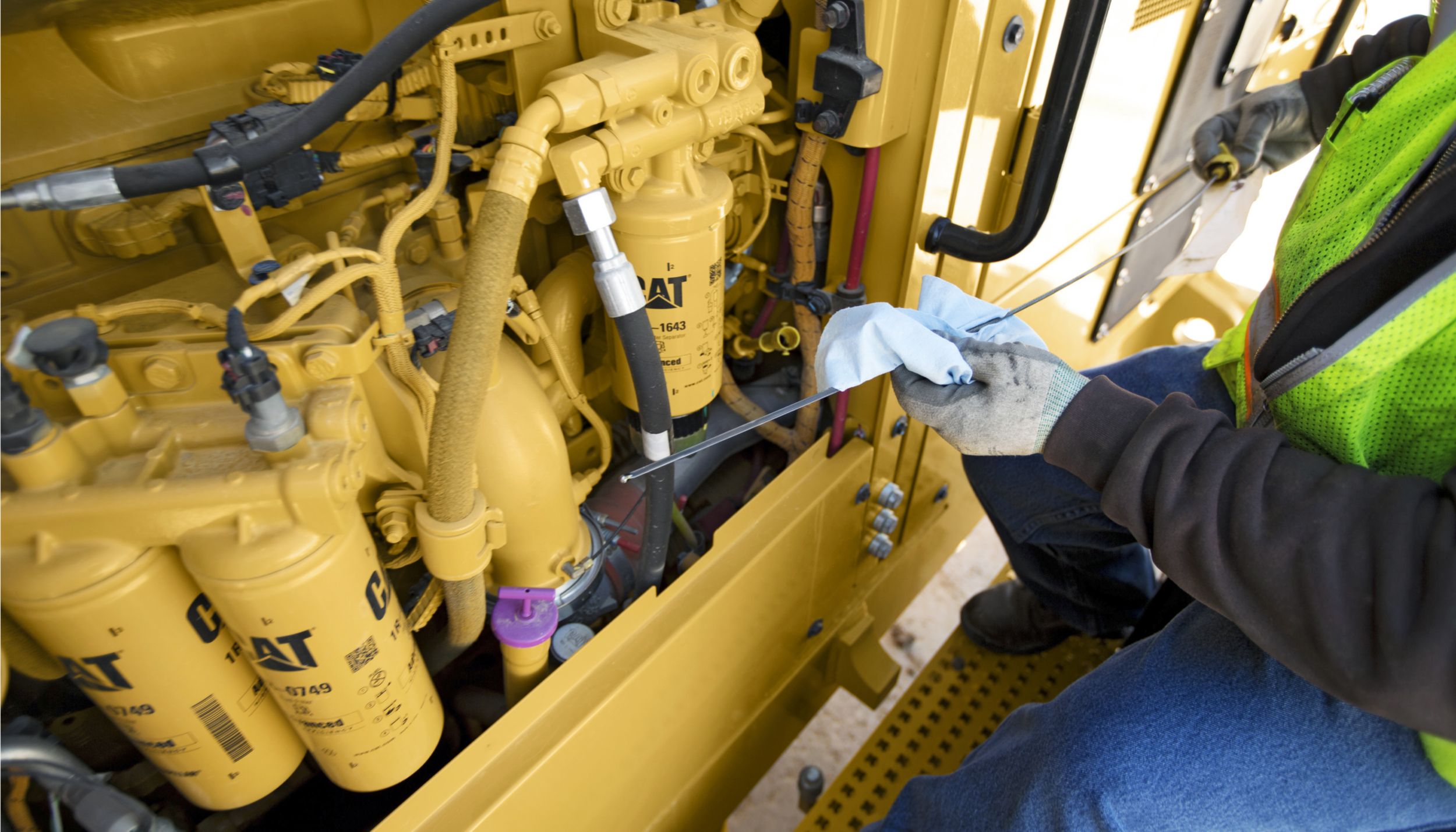 Onderhoudsgemak van motorgrader 14M3