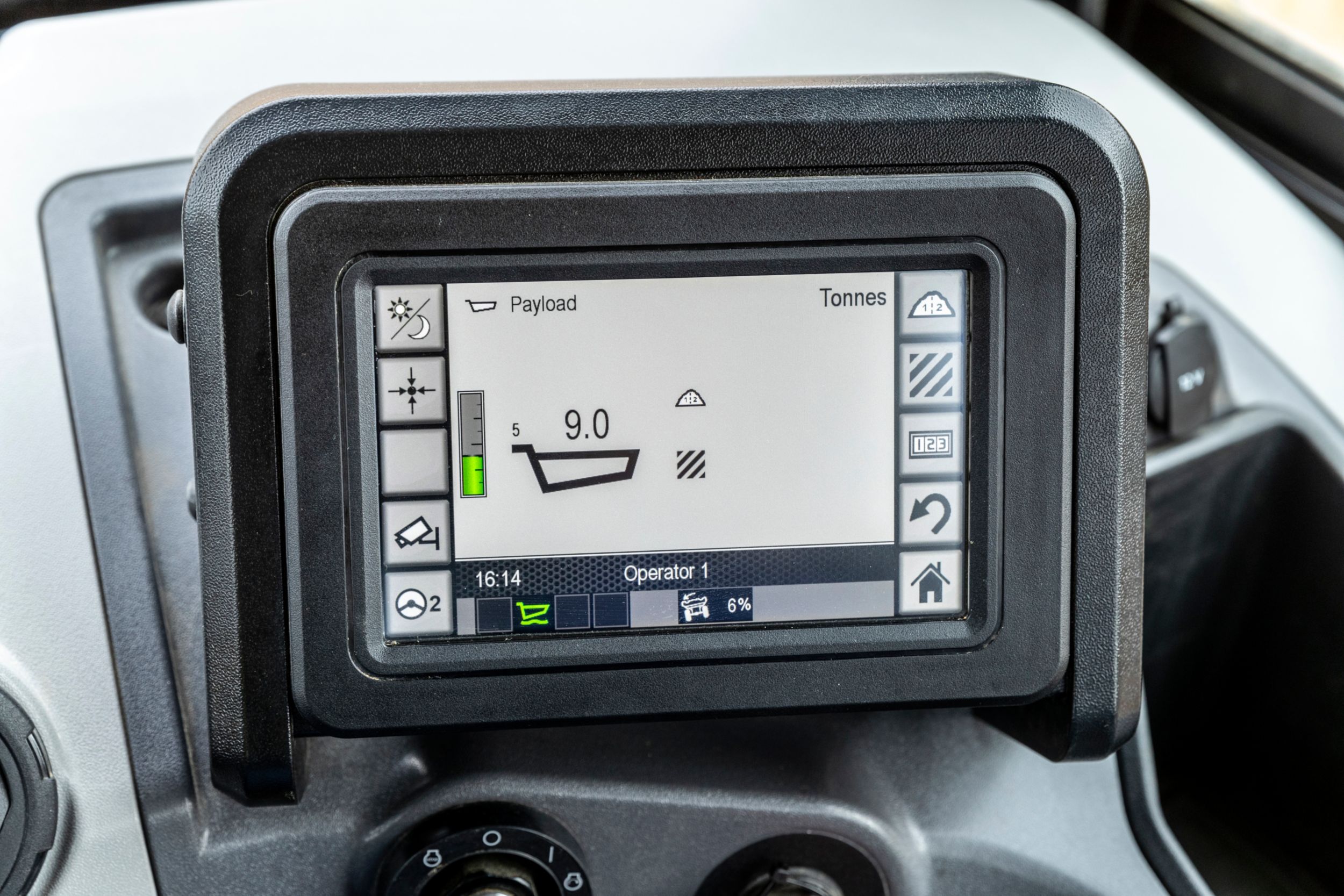 Payload Touchscreen Display - Articulated Truck