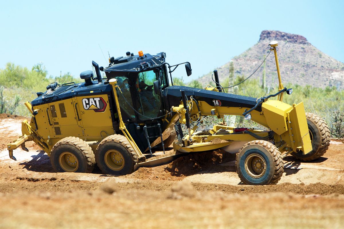 New Caterpillar Motor Grader And Grade System Aid Productivity ...