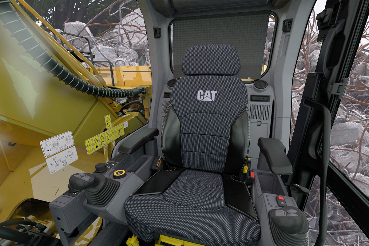 Cat 340 Straight Boom Demolition Excavator - WORK IN COMFORT