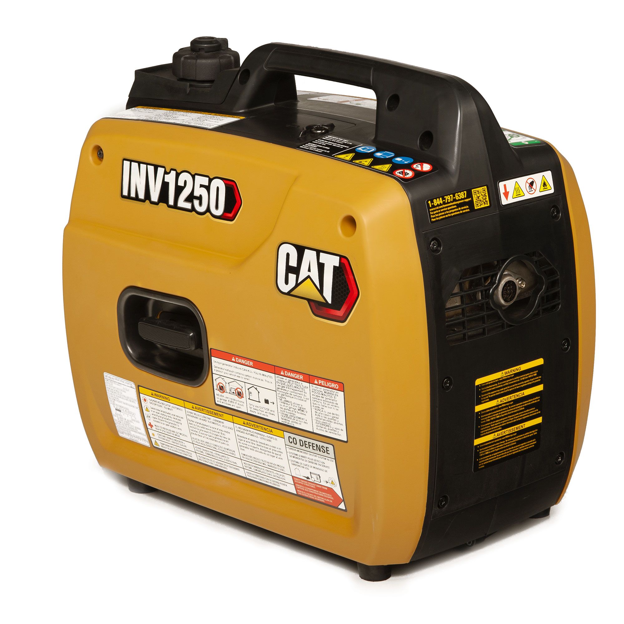 1000 watt inverter generator Cat® INV1250 quiet generator