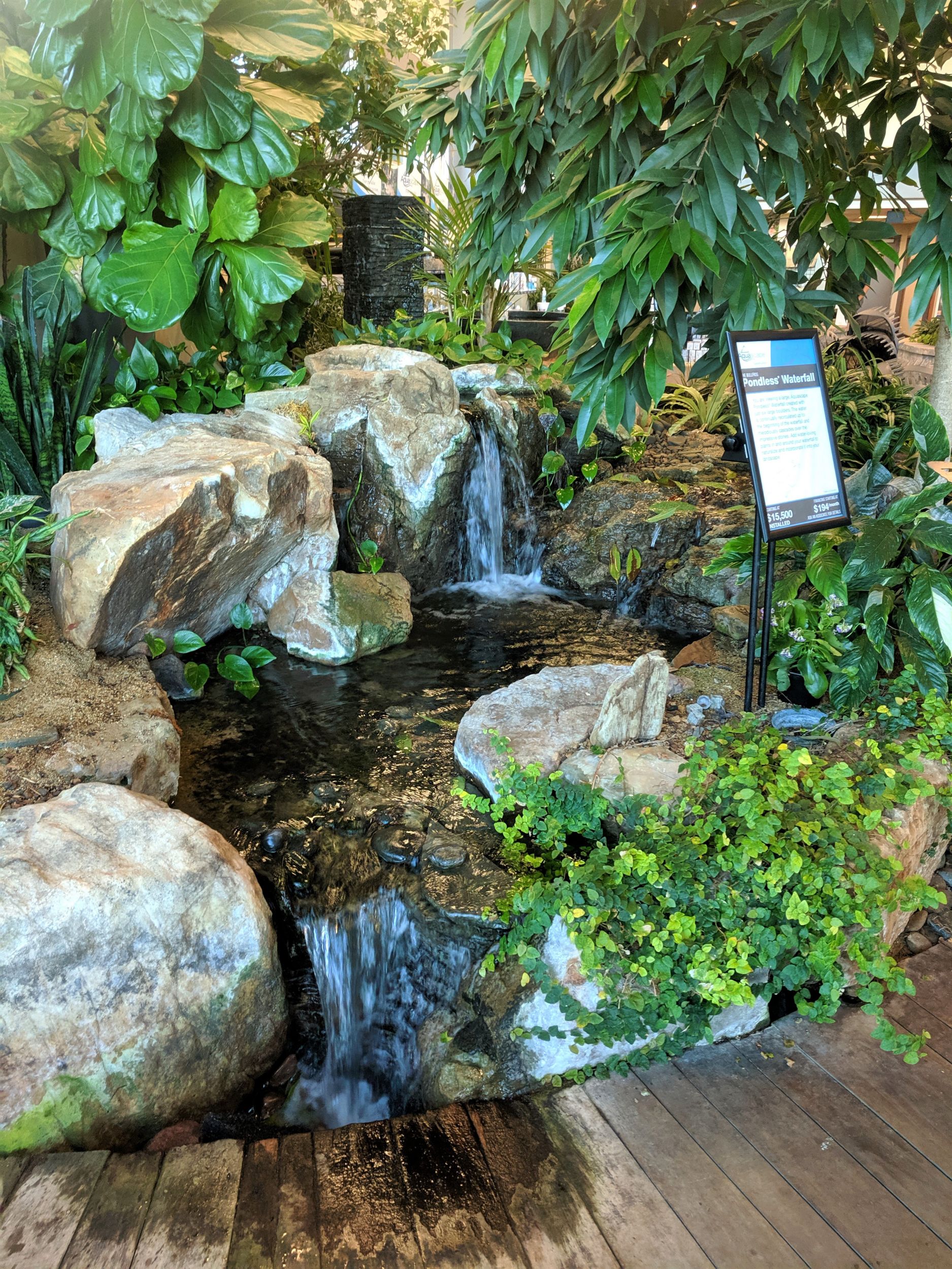 Aquascape waterfalls
