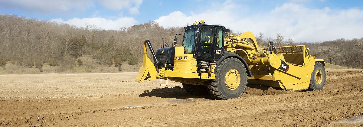 Scraper, Heavy-Duty, Earthmoving, Grading