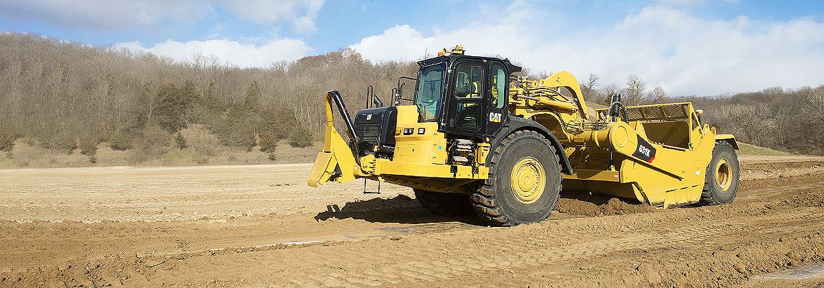 Wheel Tractor-Scrapers | Riggs Cat Equipment