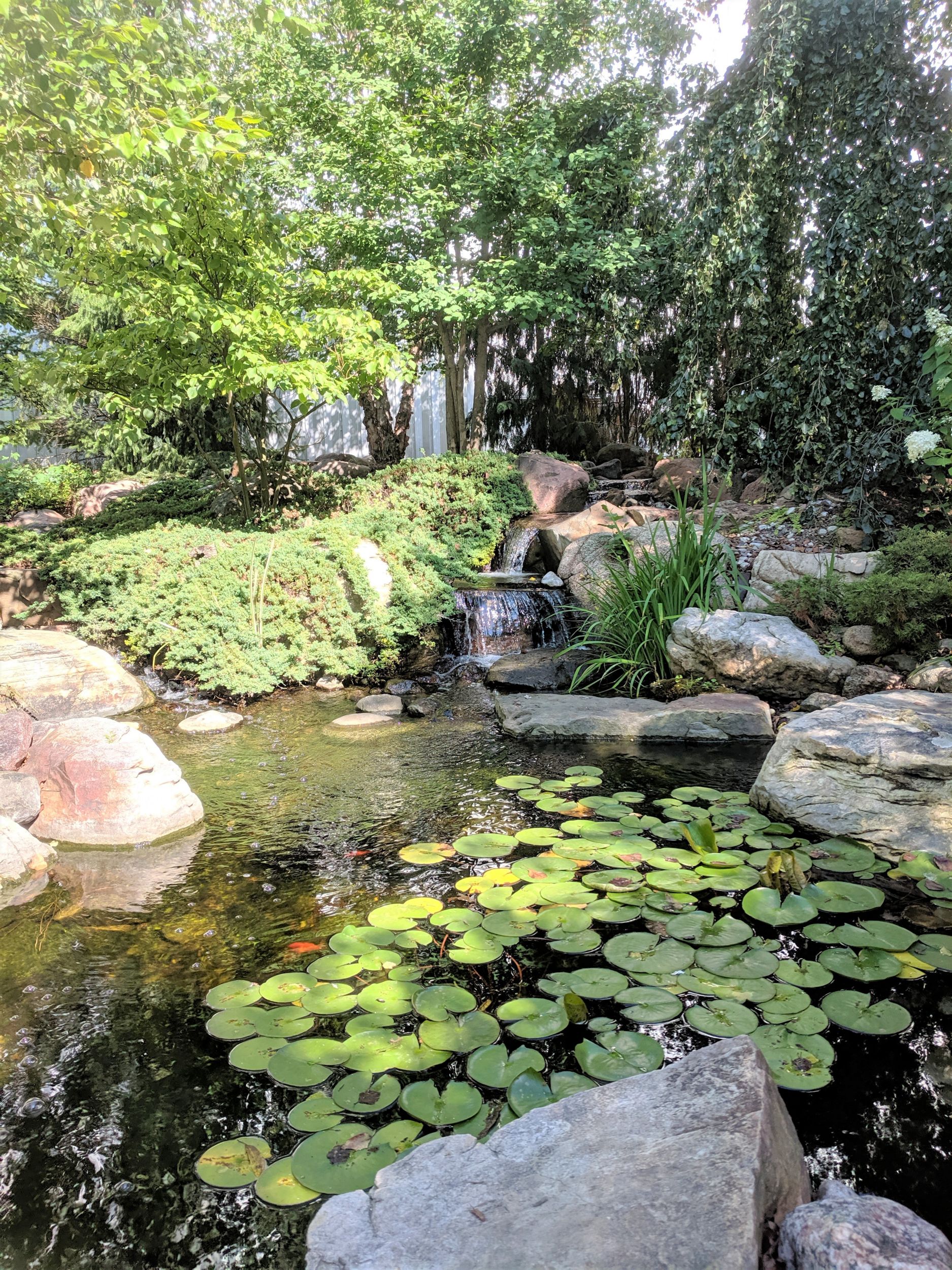 Serene waterfalls. Babbling brooks. Tranquil ponds. And the quiet purr of Cat® equipment in the distance … sounds like a little piece of paradise, right?