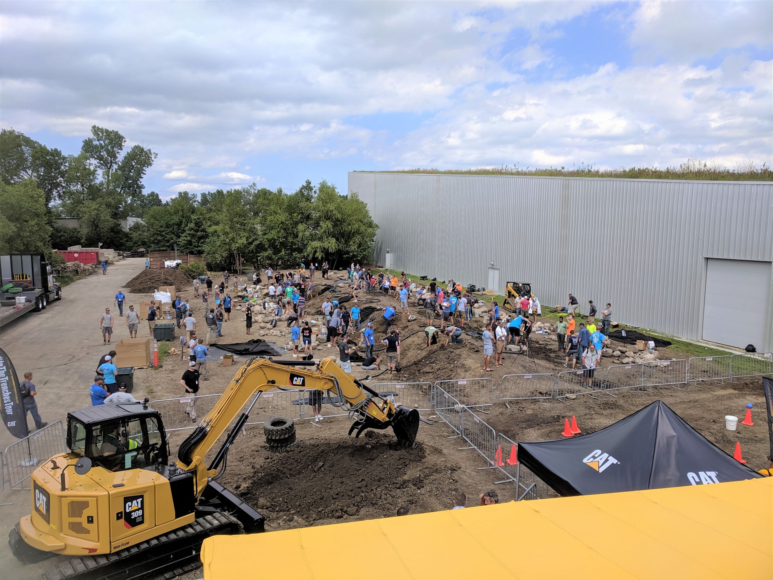 In The Trenches Tour rooftop dec