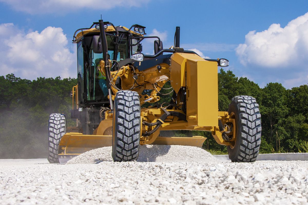 Cat GRADE dengan Cross Slope untuk Motor Grader
