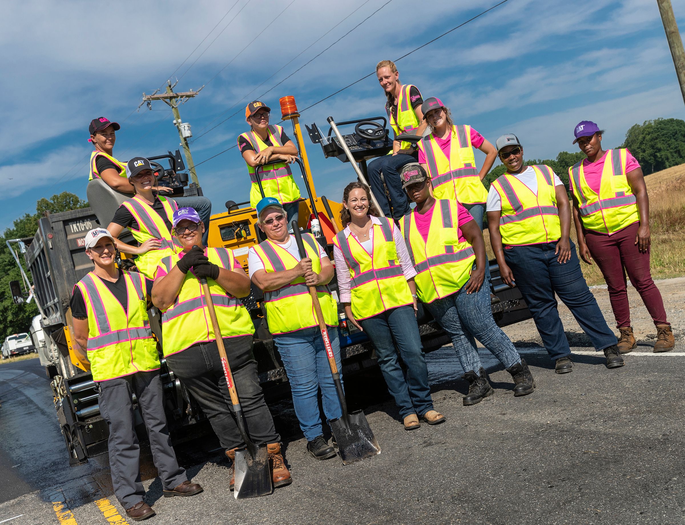 Mary Katherine Harbin and the nation’s first all-female paving crew