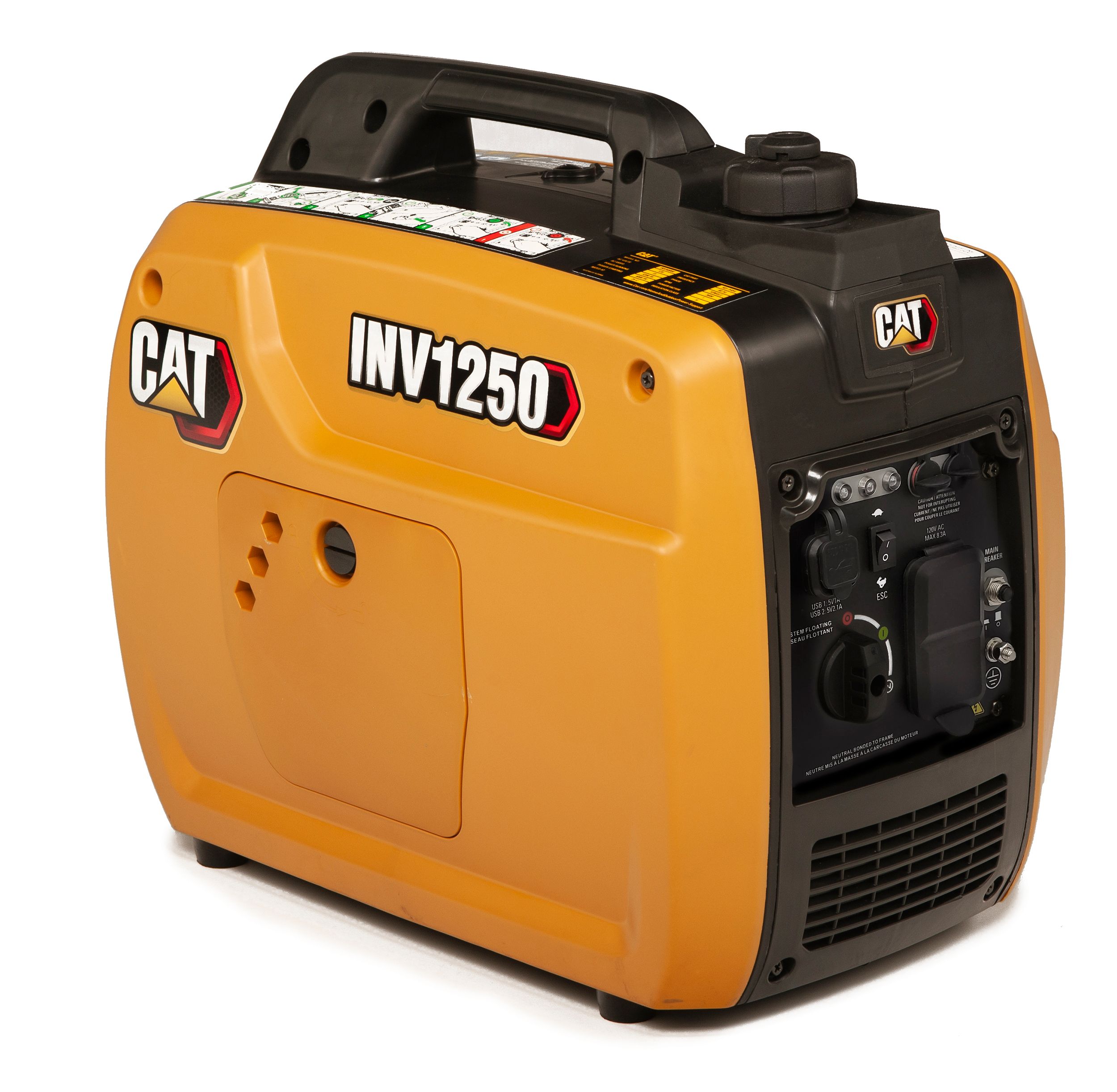 Generador inversor de 1000 vatios Generador silencioso Cat® INV1250