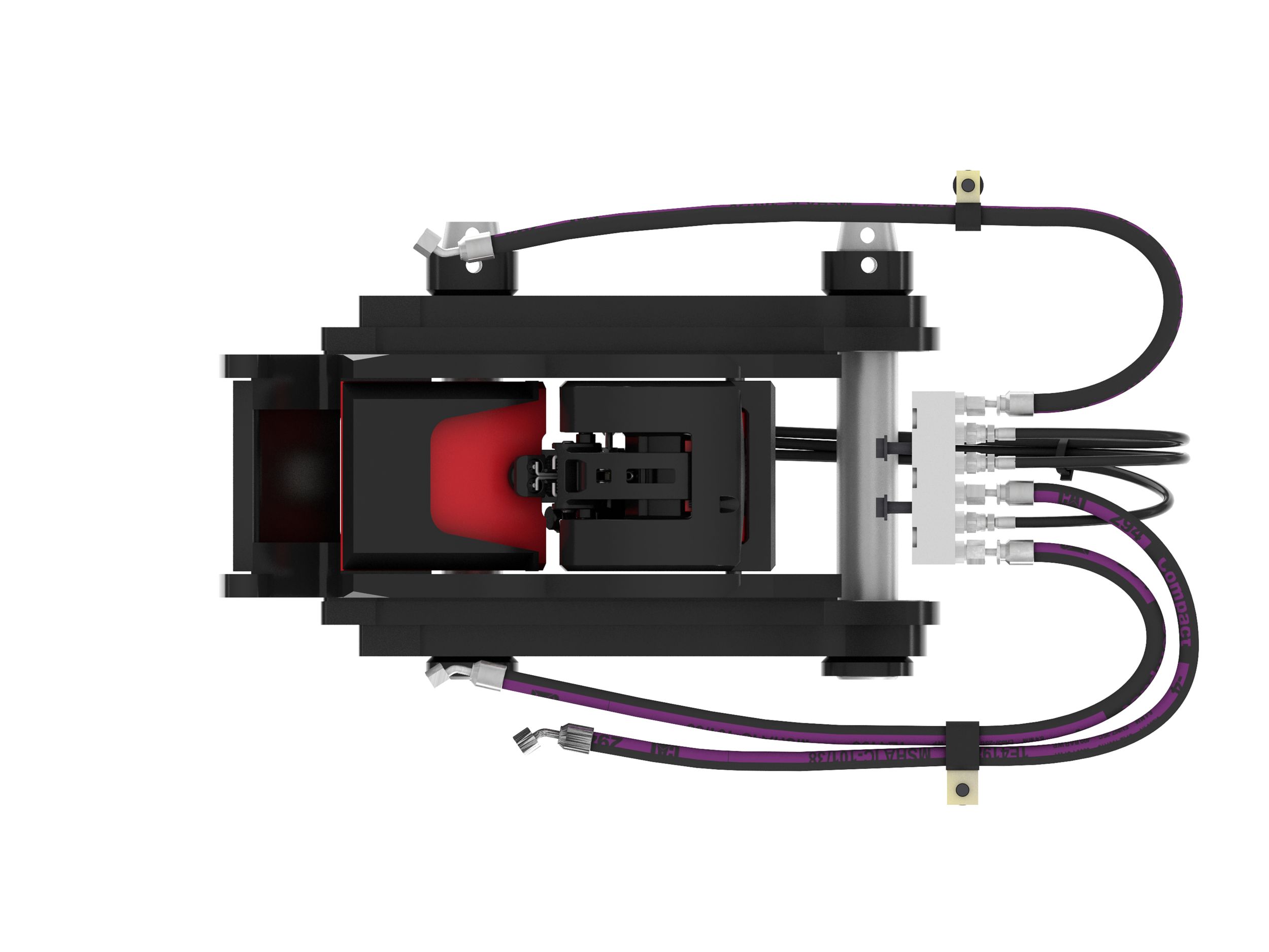 Hydraulic Dual Lock™ Pin Grabber Coupler For 8 Ton Mini Excavators