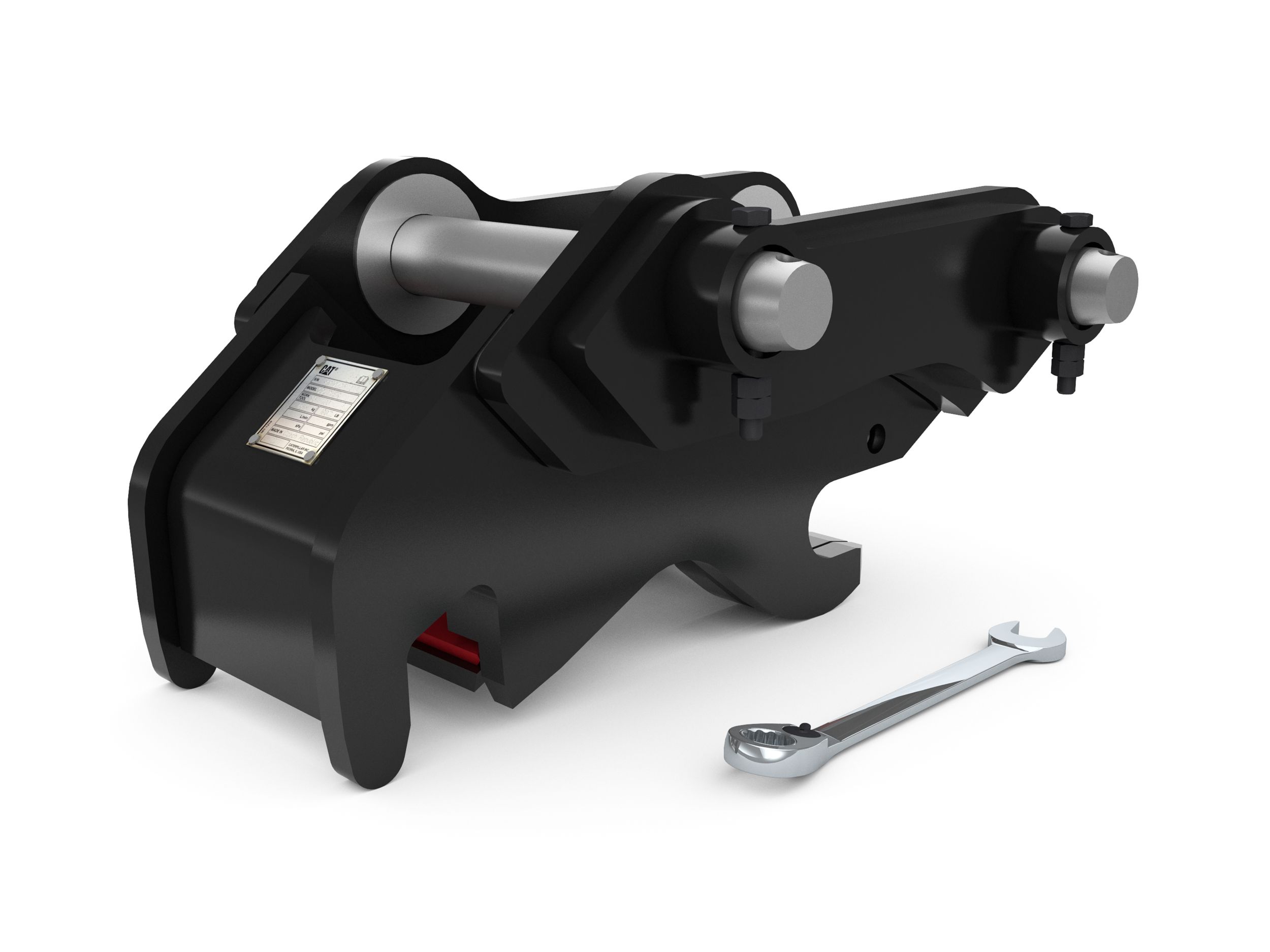 Manual Dual Lock™ Pin Grabber Coupler For 8 Ton Mini Excavators