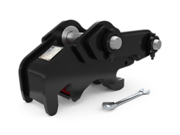 Attaches d'attache à accouplement par axes Dual Lock™ - Minipelle hydraulique