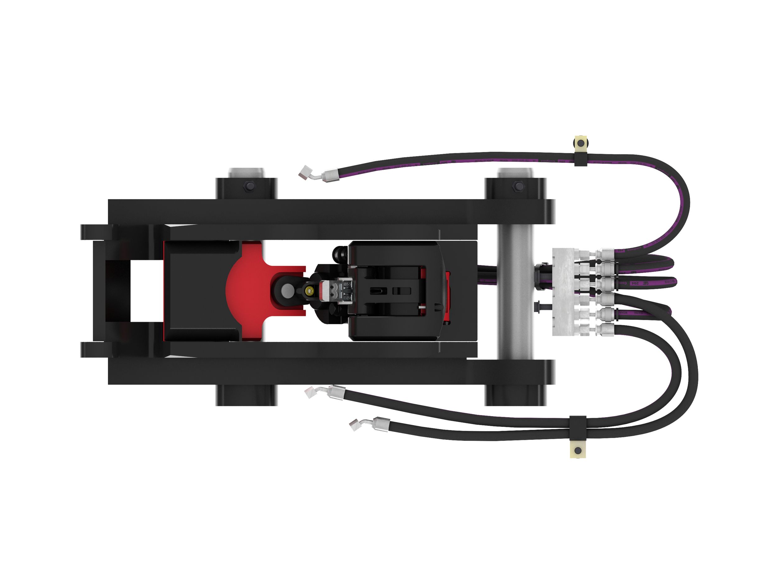 Hydraulic Dual Lock™ Pin Grabber Coupler For 10 Ton Mini Excavators