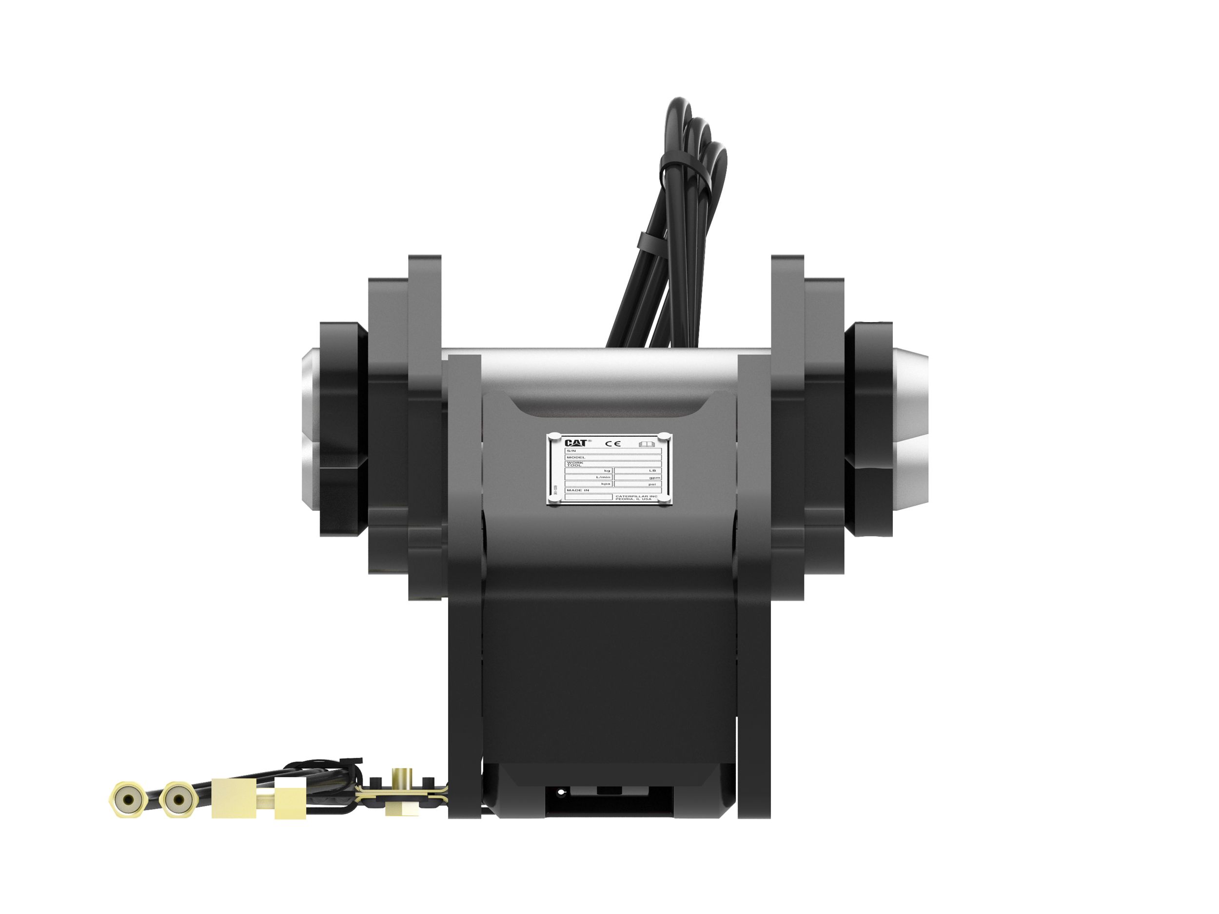 Hydraulic Dual Lock™ Pin Grabber Coupler For 5 Ton Mini Excavators