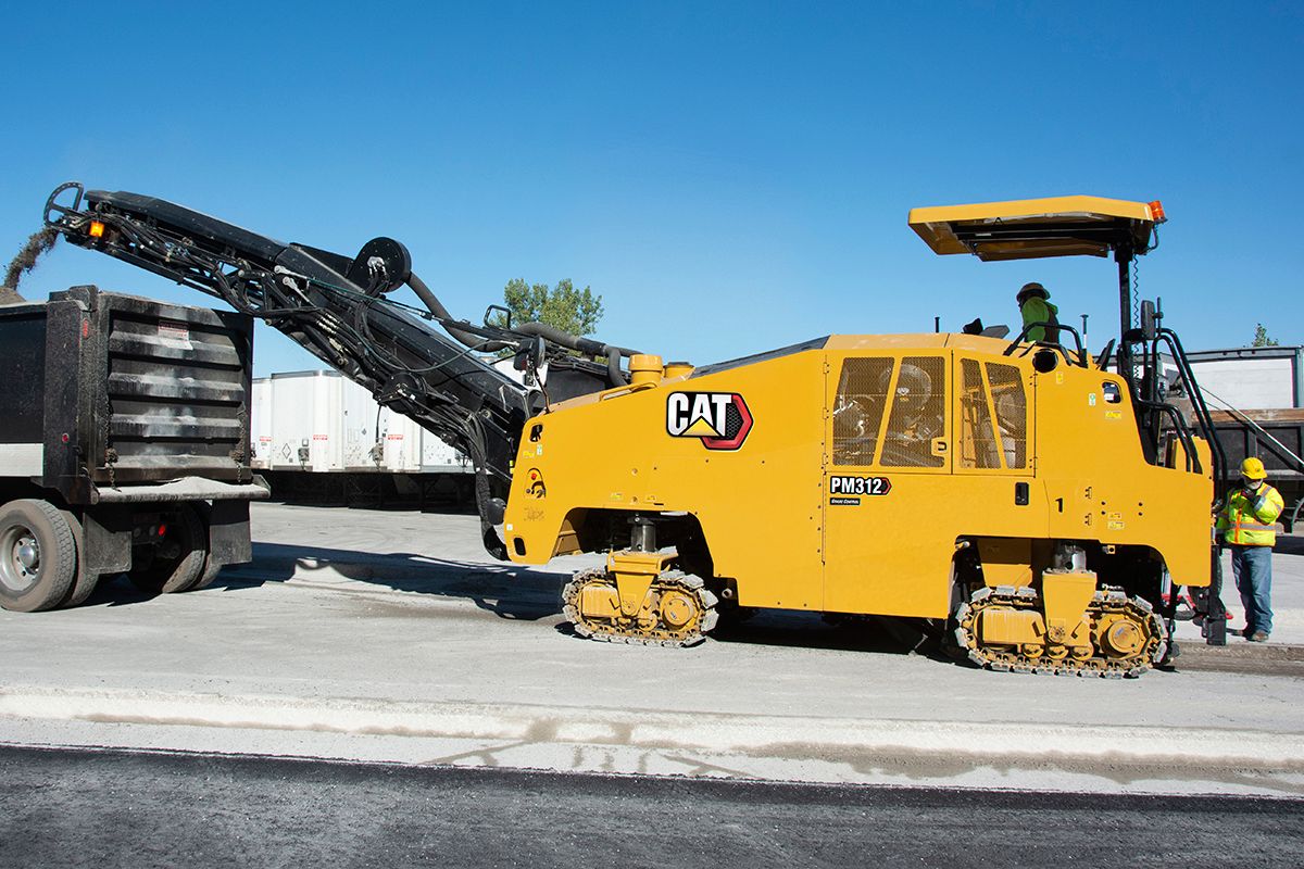 Fraiseuse de chaussée Train de roulement à chaînes PM312