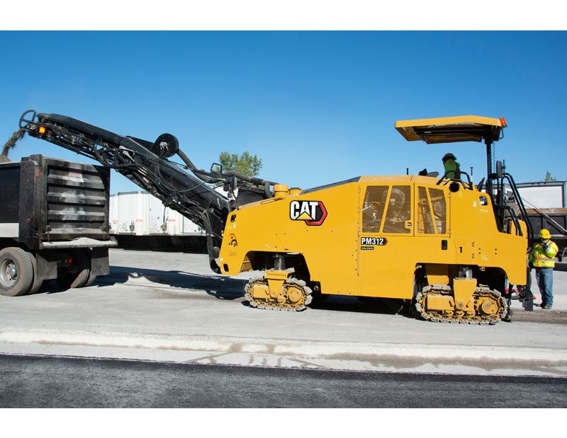 PM312 Cold Planer with Track Undercarriage
