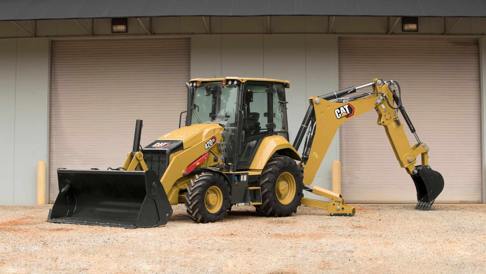 The 420 XE Backhoe Loader.