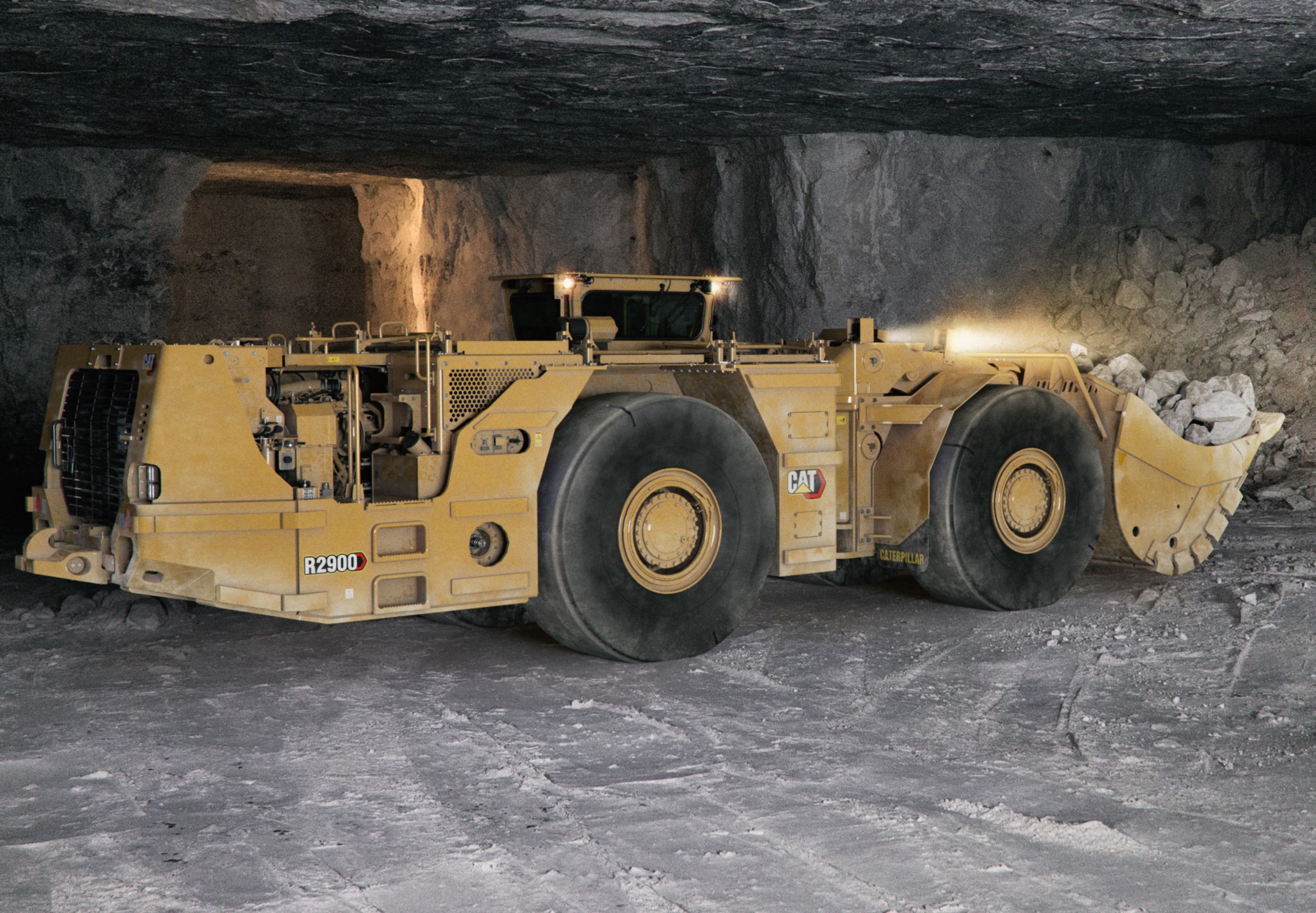 R Underground Mining Load Haul Dump LHD Loaders Cat Caterpillar