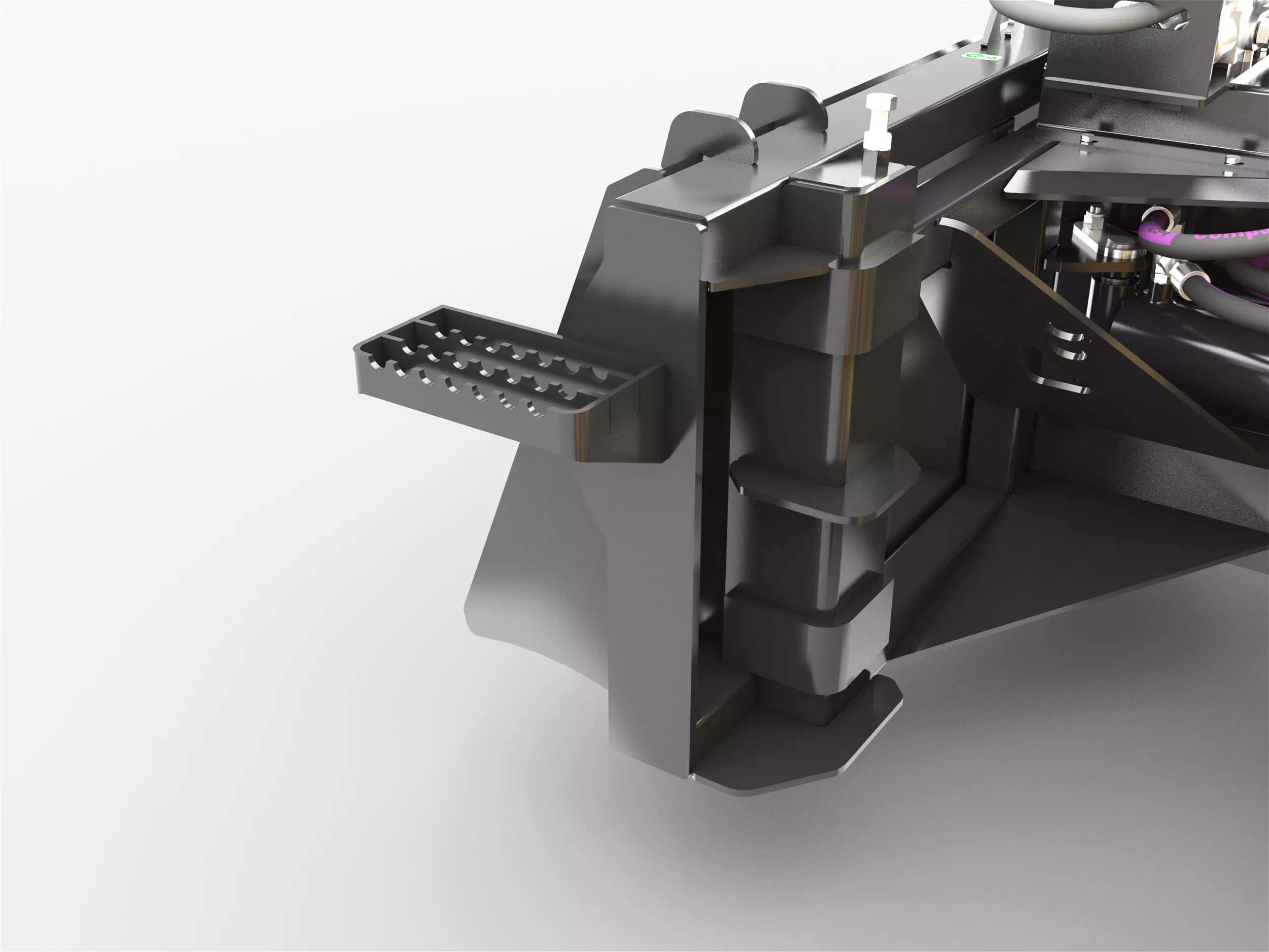 Bolt-On Serrated Step