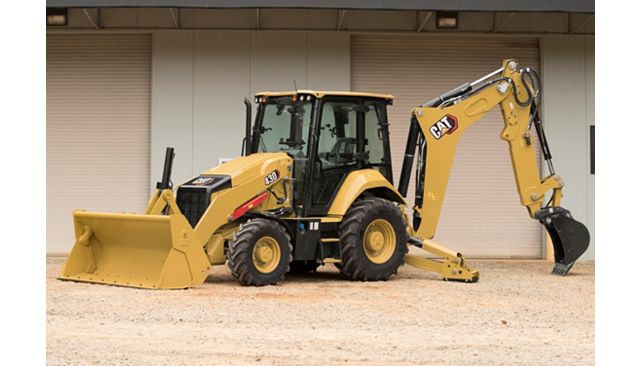 The 430 Backhoe Loader.